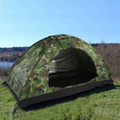  SOONHUA Camouflage Tent Windproof Waterproof Digital Hiking Tent for Outdoor Camping Climbing Tent Use