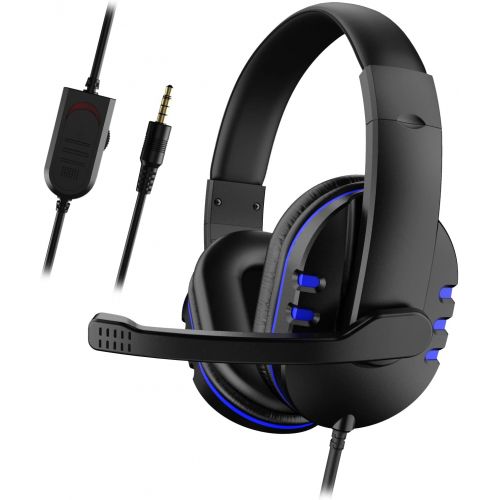  [아마존베스트]SOONHUA Xbox One, PS4 Gaming Headset with Microphone, Over-Ear Noise Isolation Bass Gaming Headphones with Microphone Surround Sound Volume Control for PC/Computers/Laptops/Cell Ph
