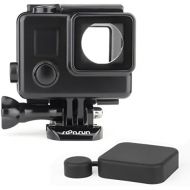 SOONSUN Blackout Standard Housing Case with LCD Touch Backdoor for GoPro Hero 4 3+ 3 Black Silver Action Camera
