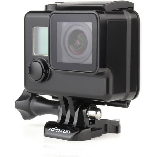  SOONSUN Blackout Waterproof Housing Case for GoPro Hero4 Hero3+ Hero 4 3 Camera - 35 Meters Underwater Photography