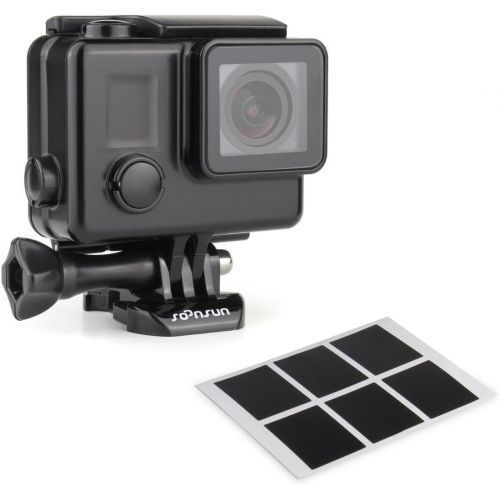  SOONSUN Blackout Waterproof Housing Case for GoPro Hero4 Hero3+ Hero 4 3 Camera - 35 Meters Underwater Photography