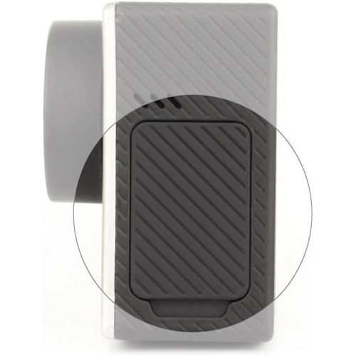  SOONSUN USB Side Door Cover Replacement Repair Part for GoPro Hero 4 Black and Silver Camera