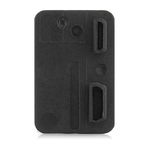  SOONSUN USB Side Door Cover Replacement Repair Part with Silicone Locking Plug for GoPro Hero3 Hero 3+ Black Silver Cameras