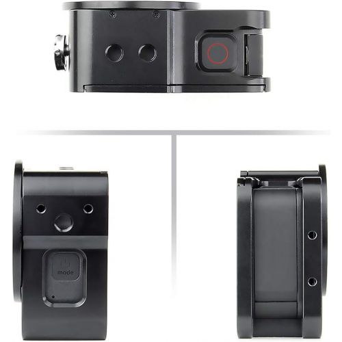  SOONSUN Aluminum Alloy Multi-Function Frame Mount Protective Housing Case with Vertical and Horizontal Modes for GoPro Hero 8 Black - Includes Lens Cap and 52mm UV Lens Filter