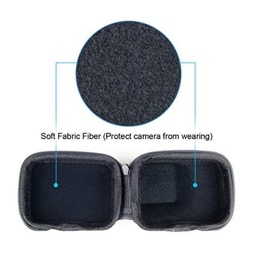  SOONSUN Portable Mini Hard Carrying Case for GoPro Hero 8 Black, Semi-Rigid Shell Protective Carrying Case Travel Storage Bag for GoPro Hero 8 Black Camera