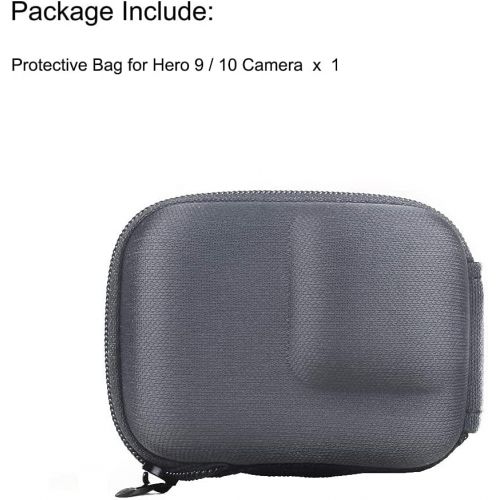  SOONSUN Portable Hard Carrying Case Bag for GoPro Hero 10 9 Black, Mini Semi-rigid Shell Protective Case Bag for GoPro HERO10 HERO9 Black Camera