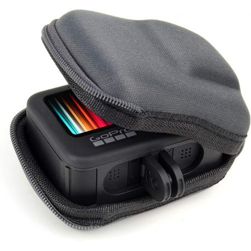  SOONSUN Portable Hard Carrying Case Bag for GoPro Hero 10 9 Black, Mini Semi-rigid Shell Protective Case Bag for GoPro HERO10 HERO9 Black Camera