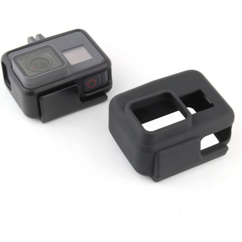  SOONSUN Soft Silicone Protective Rubber Case Cover for GoPro Hero 5/6/7 Black Hero 2018 Frame Housing Case