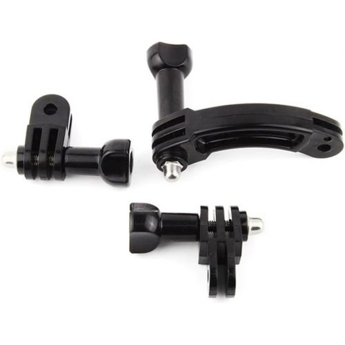  SOONSUN Curved Extension Arm Mount + 90 Degree Rotary Connector Chain for GoPro Hero 9, 8, 7, 6, 5, Session, 4, 3+, 3, 2, 1 Cameras