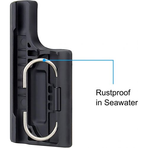  SOONSUN 2-Pack Plastic Rear Snap Latch Standard Waterproof/Skeleton Housing Lock Buckle Replacement for GoPro Hero 4, Hero3+ Protective Housing Case