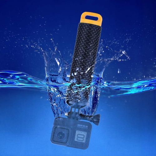  SOONSUN Waterproof Floating Hand Grip for GoPro Hero 10, 9, 8, 7, 6, 5, 4, 3, 2, Hero Session, Fusion, Max, AKASO, SJCAM, DJI Osmo Action Camera Handler and Handle Mount Accessorie