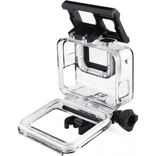  [아마존베스트]SOONSUN Side Open Protective Skeleton Housing Case for GoPro Hero 5 6 7 Black Hero (2018) Cameras - Includes Quick Release Buckle, Thumb Screw, Lens Cap