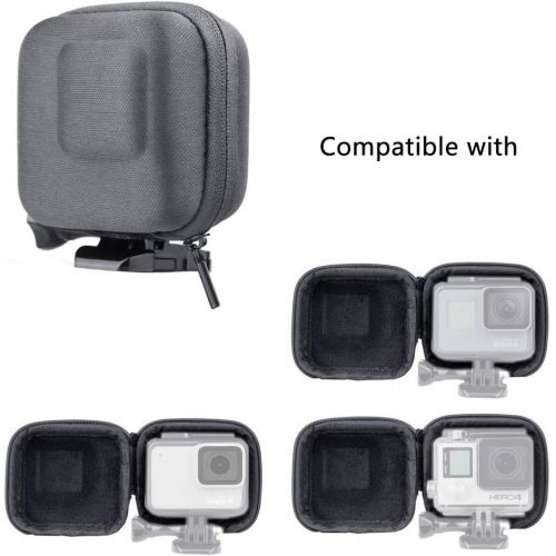  SOONSUN Mini Hard Carrying Case for GoPro Hero 5 6 7 Black, Portable Semi-Rigid Shell Travel Storage Case Bag for GoPro Hero 5 6 7 Black Cameras