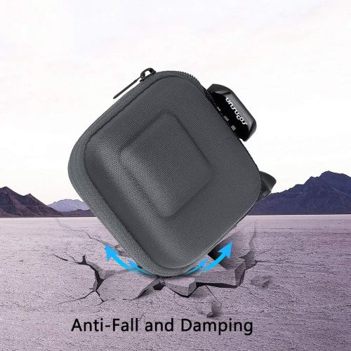  SOONSUN Mini Hard Carrying Case for GoPro Hero 5 6 7 Black, Portable Semi-Rigid Shell Travel Storage Case Bag for GoPro Hero 5 6 7 Black Cameras