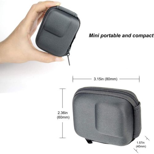  SOONSUN Portable Hard Carrying Case Bag for GoPro Hero 10 9 Black, Mini Semi-rigid Shell Protective Case Bag for GoPro HERO10 HERO9 Black Camera