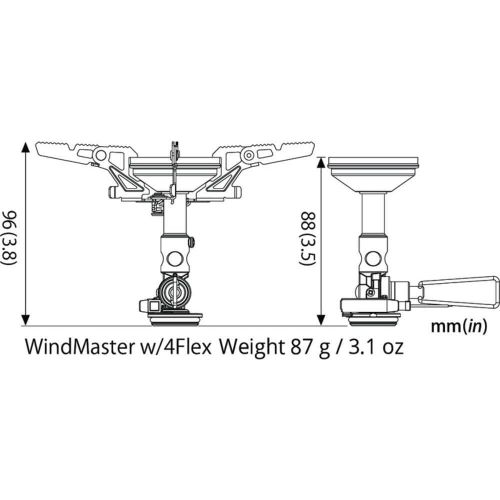  [아마존베스트]SOTO WindMaster Stove w/Micro Regulator w/4Flex
