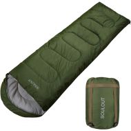 SOULOUT Sleeping Bag,3-4 Seasons Warm Cold Weather Lightweight, Portable, Waterproof Sleeping Bag with Compression Sack for Adults & Kids - Indoor & Outdoor: Camping, Backpacking, Hiking