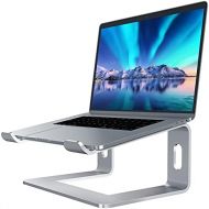 [아마존베스트]Soundance Laptop Stand, Aluminum Computer Riser, Ergonomic Laptops Elevator for Desk, Metal Holder Compatible with 10 to 15.6 Inches Notebook Computer, Silver