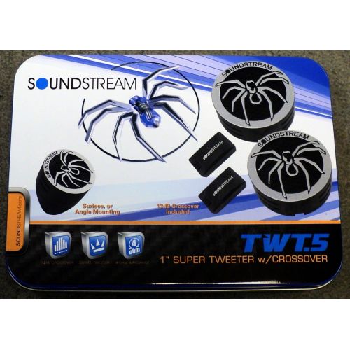  [아마존베스트]Soundstream Twt.5 1 110w Pie Dome Tweeters 4 Ohm, Model: TWT.5, Electronics & Accessories Store