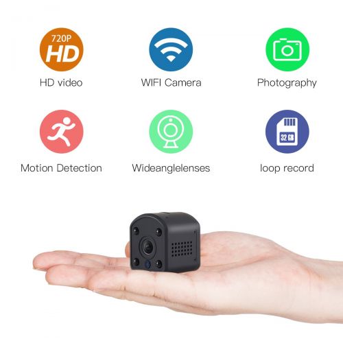  SOWELL HD Mini Wifi Camera 720P HD Wifi Security Camera for iPhoneAndroid PhoneiPad baby video monitor two cameras wifi Remote Control 2.4G WiFi for Baby Monitor