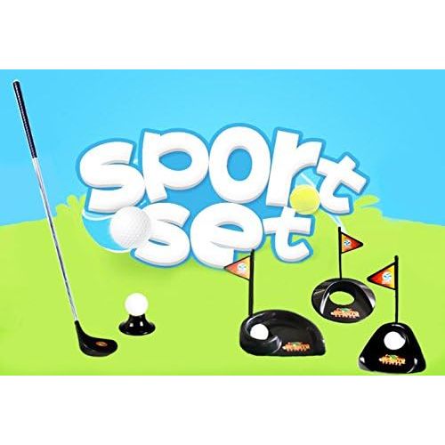  [아마존베스트]Plastic Clubs Golf Pro Set Toy Sports Indoor Game Junior Training 12 PCS