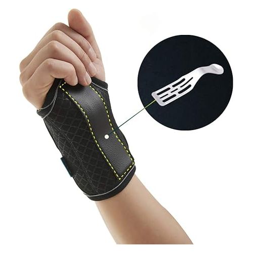  SOZO Boa Micro Adjustable Wrist Brace, Support with Splint for Carpal Tunnel, Tendonitis, Arthritis, Wrist Injury and Pain (Right, Medium)