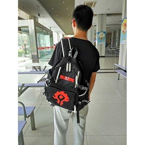  SP World of Warcraft Schoolbag Backpack Students Boys Bookbag Handbags Travelbag Daypack for Teens Boys Girls Back to School Travel Outdoor