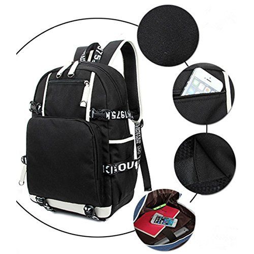  SP World of Warcraft Schoolbag Backpack Students Boys Bookbag Handbags Travelbag Daypack for Teens Boys Girls Back to School Travel Outdoor
