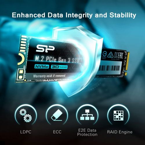  [아마존베스트]SP Silicon Power Silicon Power 1TB - NVMe M.2 PCIe Gen3x4 2280 TLC SSD (SP001TBP34A60M28)