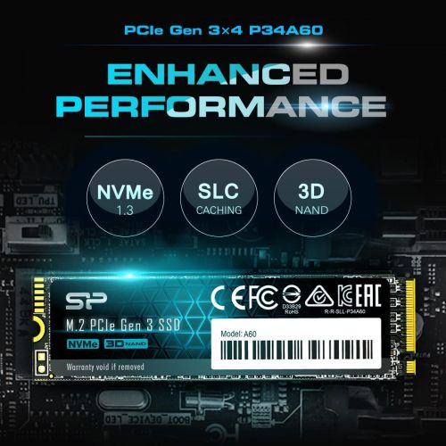  [아마존베스트]SP Silicon Power Silicon Power 1TB - NVMe M.2 PCIe Gen3x4 2280 TLC SSD (SP001TBP34A60M28)