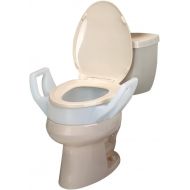 Maddak Inc. Maddak Elevated 3 12 Inch Toilet Seat with Arms, Elongated (725753311)