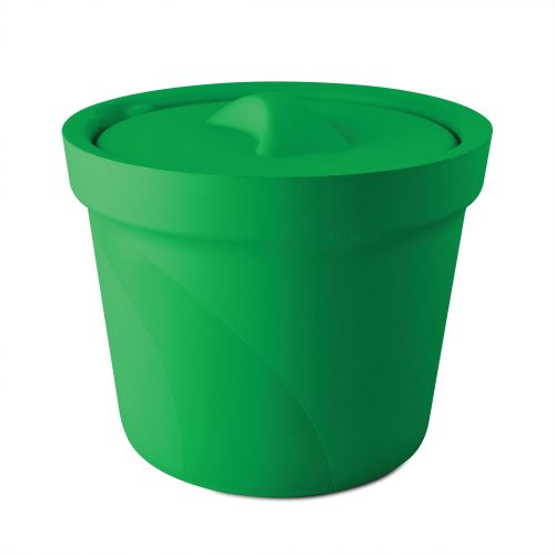  SP Scienceware Bel-Art Magic Touch 2 High Performance Green Ice Bucket; 4.0 Liter, With Lid (M16807-4004)