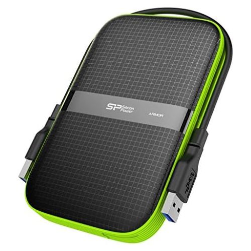  SP Silicon Power Silicon Power 1TB Black Rugged Portable External Hard Drive Armor A60, Shockproof USB 3.0 for PC, Mac, Xbox and PS4 - New Version