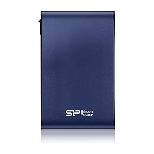  SP Silicon Power Silicon Power 1TB Rugged Portable External Hard Drive Armor A80, Waterproof USB 3.0 for PC, Mac, Xbox and PS4, Blue