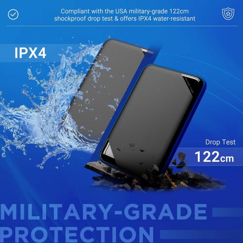  SP Silicon Power Silicon Power 2TB Rugged Game Drive Portable External Hard Drive A62, Compatible with PS4 Xbox One PC and Mac