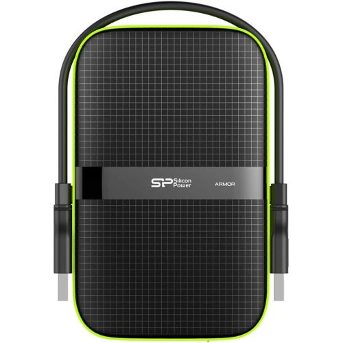  SP Silicon Power Silicon Power 2 TB External Portable Hard Drive Rugged Armor A60 Shockproof Water-Resistant 2.5-Inch USB 3.0, Military Grade MIL-STD-810G & IPX4, for PC/Mac/Xbox One/Xbox 360/PS4/P