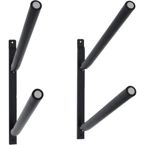  [아마존베스트]SPAREHAND Double Wall Mount Rack with Angled Padded Arms for 2 Surfboards or SUP Paddle Boards