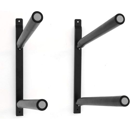  [아마존베스트]SPAREHAND Double Wall Mount Rack with Angled Padded Arms for 2 Surfboards or SUP Paddle Boards