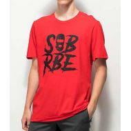 SPECIAL DELIVERY LA LLC SOB x RBE Ski Mask Red & Black T-Shirt