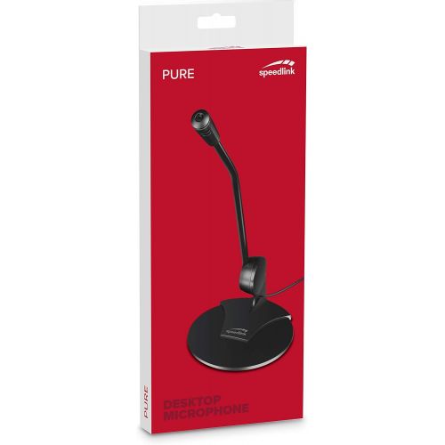  [아마존베스트]Speedlink Pure Desktop Microphone ,noise suppressing, 3.5mm connector