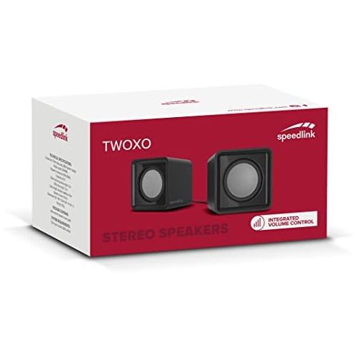  [아마존베스트]Speedlink TWOXO Stereo Speakers, Black