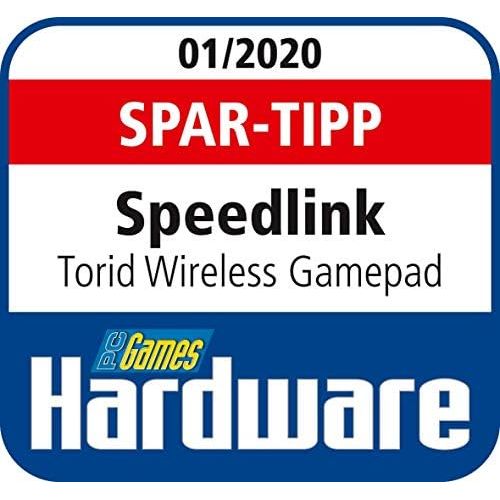  [아마존베스트]Speedlink TORID Gamepad Wireless PC and PS3 Gamepad with USB Charging Cable for PC and Console Black