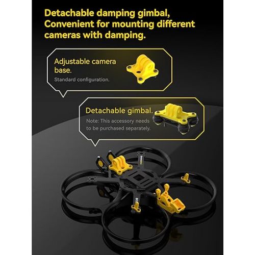  Speedy Bee Bee35 3.5inch Cinewhoop FPV Drone Frame- Pro Version 4S 6S Frame Kit Compatible with DJI O3 Air Unit FPV VTX,Different Flight Controller Stack