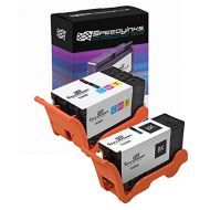 Speedy Inks Compatible Ink Cartridge Replacement for Dell Y499D & Y498D Series 21 (1 Black, 1 Color, 2 Pack)