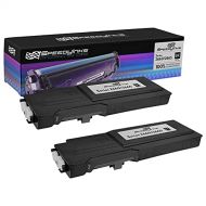 Speedy Inks Compatible Toner Cartridge Replacement for Dell C2660 C2660dn C2665dnf High Yield (Black, 2 Pack)