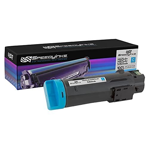  SPEEDYINKS Speedy Inks Compatible Toner Cartridge Replacement for Dell H625/H825 (Cyan)