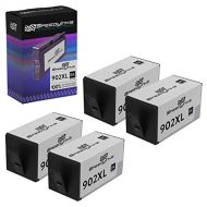 Speedy Inks Compatible Ink Cartridge Replacement for HP 902XL T6M14AN High-Yield (Black, 4-Pack)