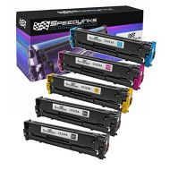 Speedy Inks Remanufactured Toner Cartridge Replacement for HP 128A (2 Black, 1 Cyan, 1 Magenta, 1 Yellow, 5-Pack)