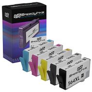 Speedy Inks Compatible Ink Cartridge Replacement for HP 564XL High Yield (Black, Photo Black, Cyan, Magenta, Yellow, 5-Pack)