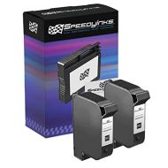 Speedy Inks Remanufactured Ink Cartridge Replacement for HP 45/ 51645A (Black, 2-Pack)